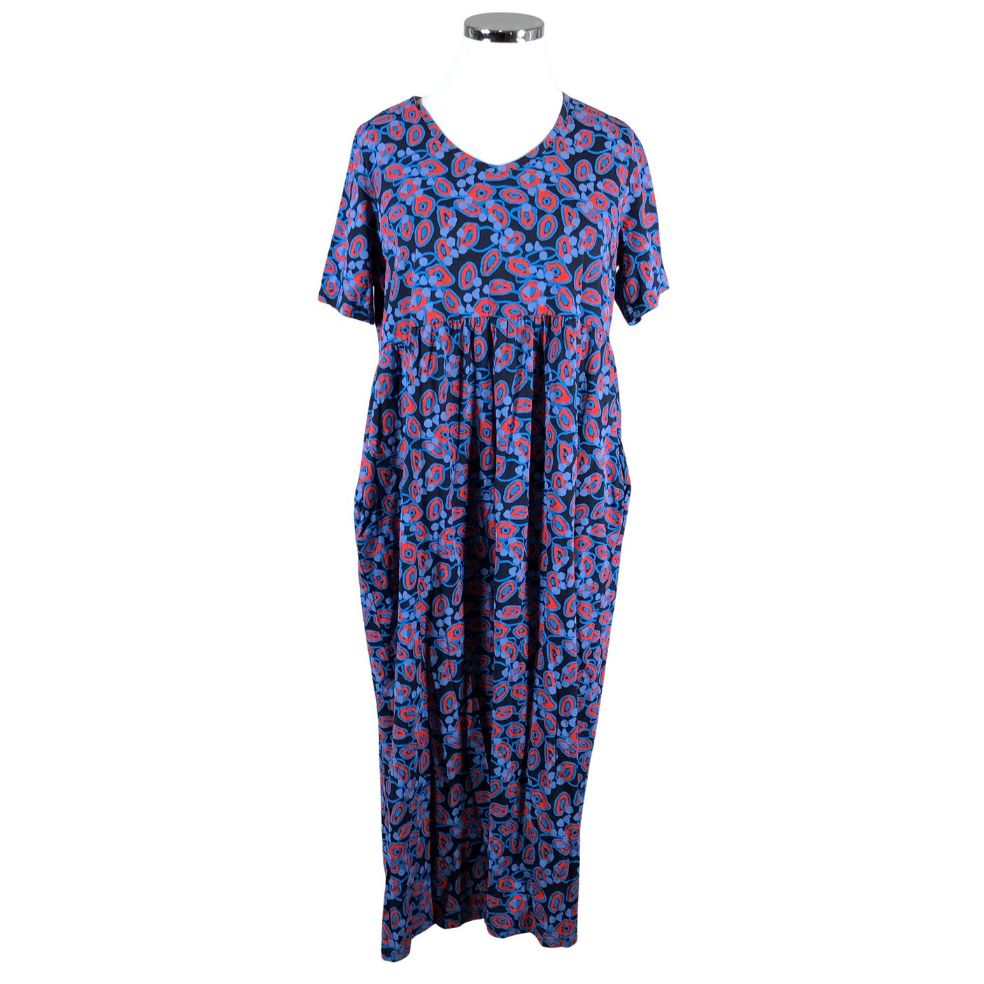 Unisex Ulla Popken - Tricot dress, size 42 - Blue (1)