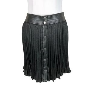Unisex DKNY - Pleated skirt, size 38 - Black (1)