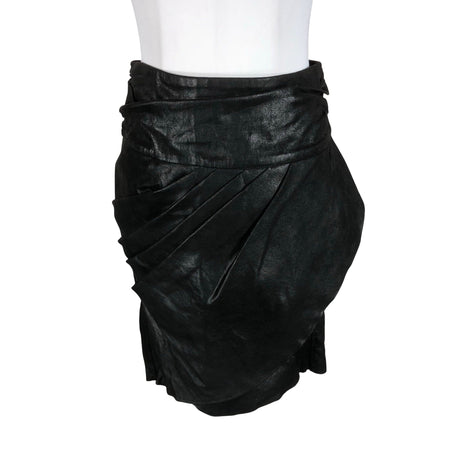 Unisex IRO - Leather skirt, size 38 - Black ()