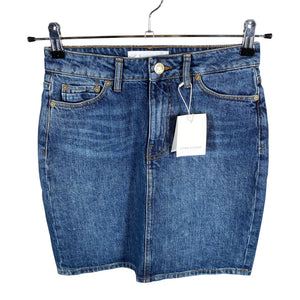 Unisex Samsoe&Samsoe - Denim skirt, size 36 - Blue (1)