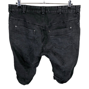 Unisex Zizzi - Capri jeans, size 48 - Black (2)