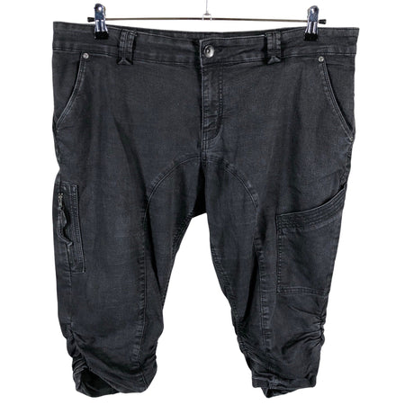 Unisex Zizzi - Capri jeans, size 48 - Black ()