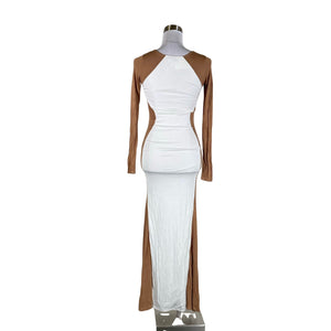 Unisex Rebecca Stella - Maxi dress, size 32 - Brown (2)