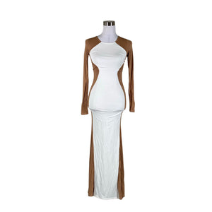 Unisex Rebecca Stella - Maxi dress, size 32 - Brown (1)