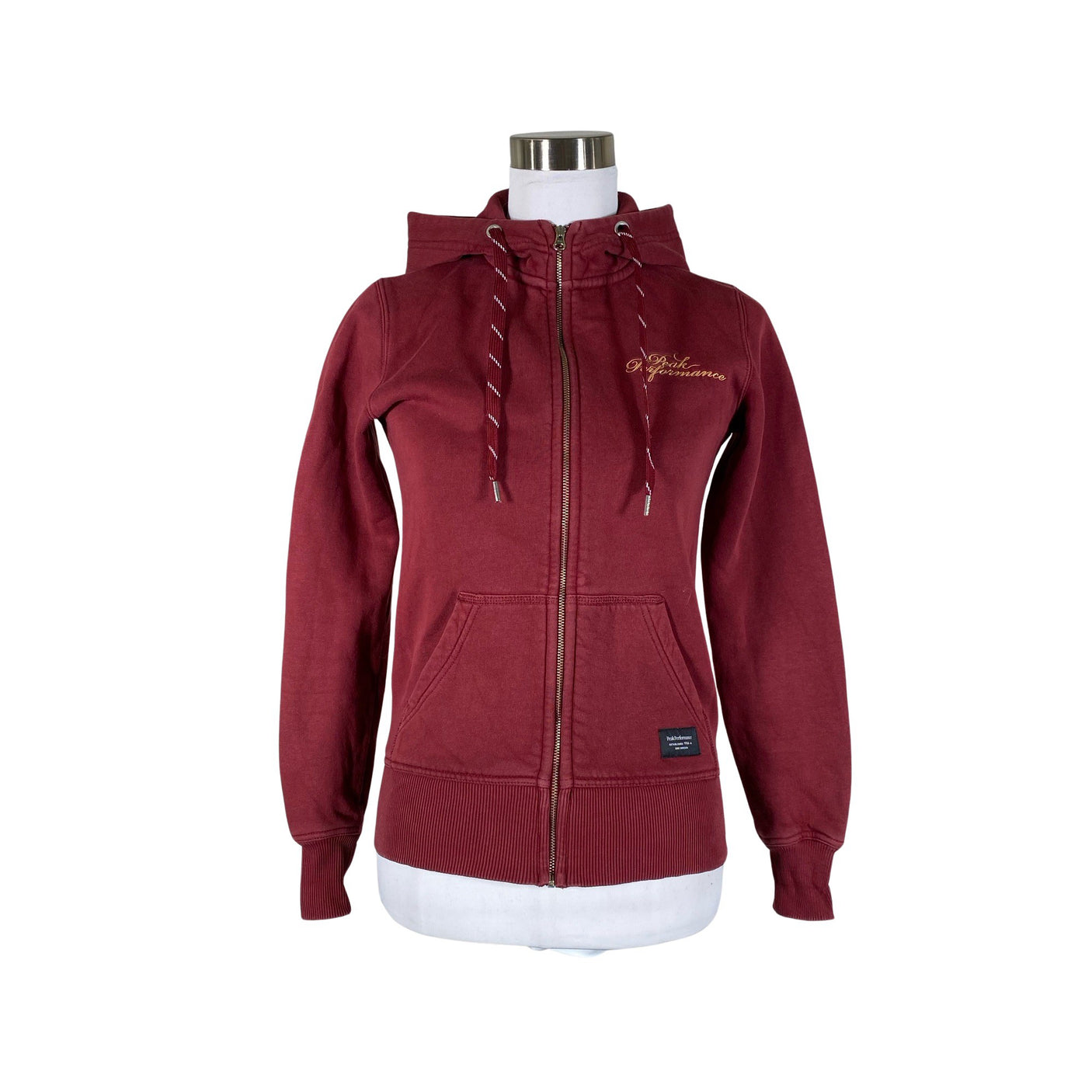 Unisex Peak Performance - Hoodie, size 34 - Wine red (1)