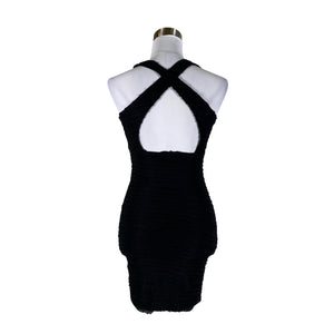 Unisex SisterS point - Tricot dress, size 34 - Black (2)