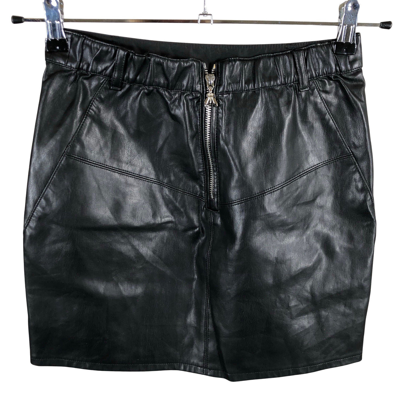 Unisex Patrizia Pepe - Leather skirt, size 34 - Yellow (2)