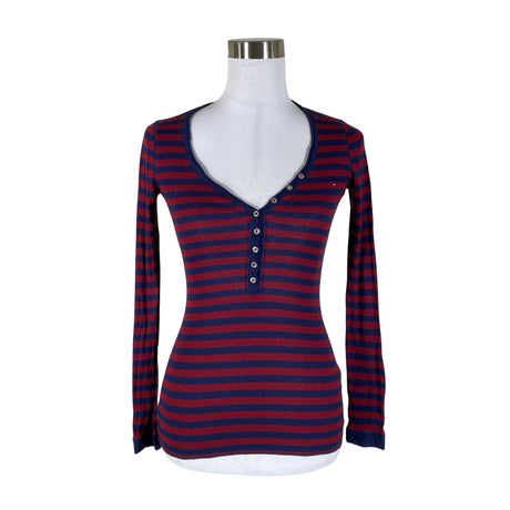 Unisex Tommy Hilfiger - Tricot shirt, size 36 - Wine red ()