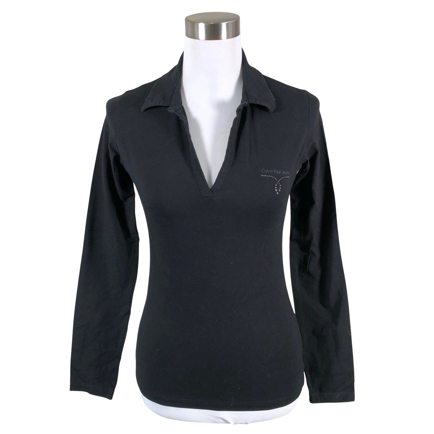 Unisex Calvin Klein - Tricot shirt, size 38 - Black (1)