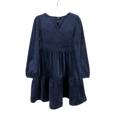 Unisex Polarn O. Pyret - Tricot dress, size 110 - 116 - Blue (2)