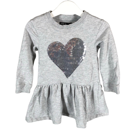 Unisex TEX - Sweatshirt dress, size 92 - 98 - Gray ()