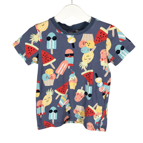Unisex Polarn O. Pyret - T-shirt, size 98 - 104 - Blue ()