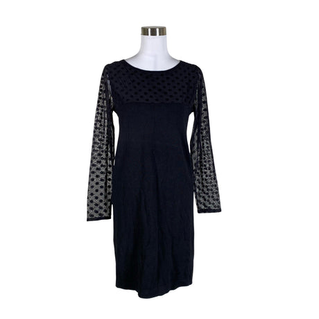 Unisex August Silk - Knit dress, size 38 - Black ()