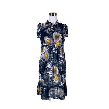 Unisex Sisley - Schiffon dress, size 36 - Blue ()