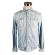 Unisex Pepe Jeans - Denim shirt, size L - Light blue ()