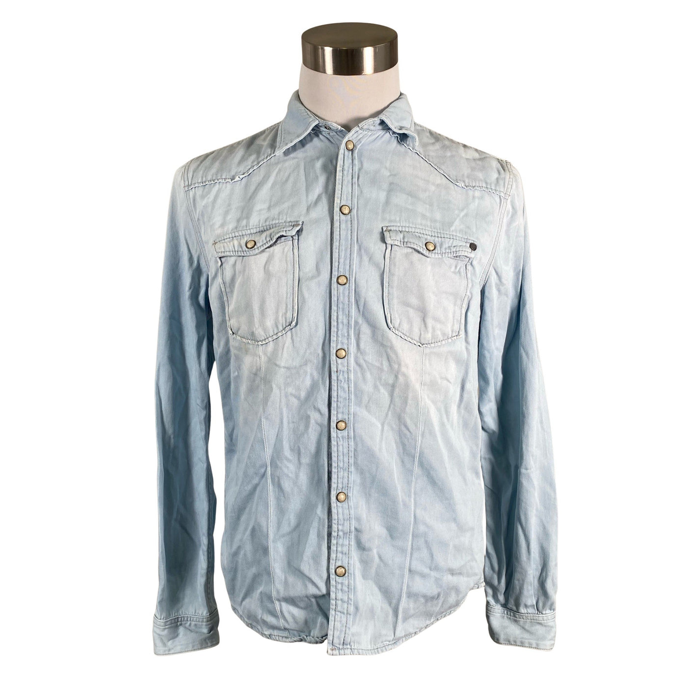 Unisex Pepe Jeans - Denim shirt, size L - Light blue (1)
