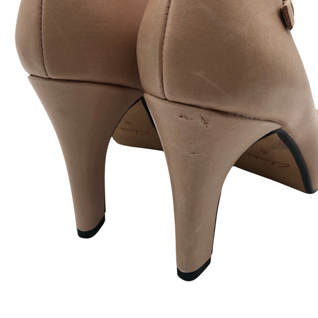 Unisex Clarks - Open toe high heel shoes, size 39 - Beige (2)