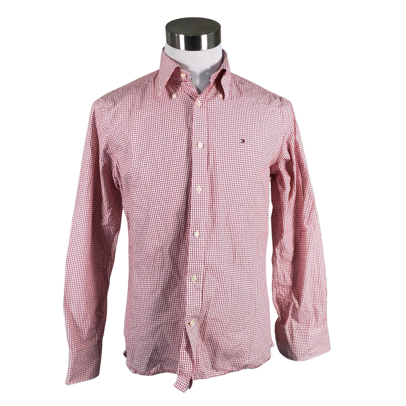 Unisex Tommy Hilfiger - Collared shirt, size M - Red (1)