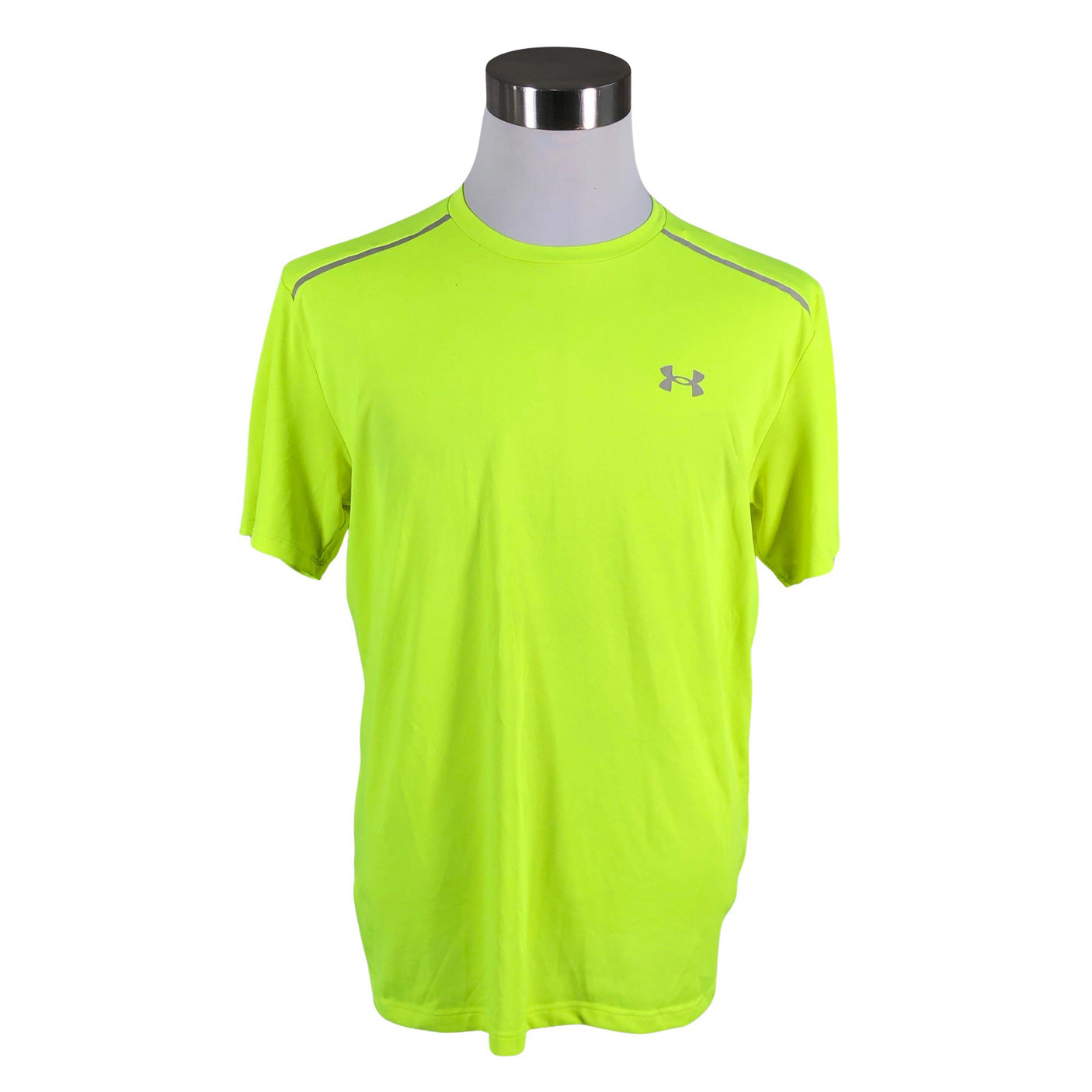 Unisex Under Armour - Sports shirt, short sleeve, size L - Green (1)