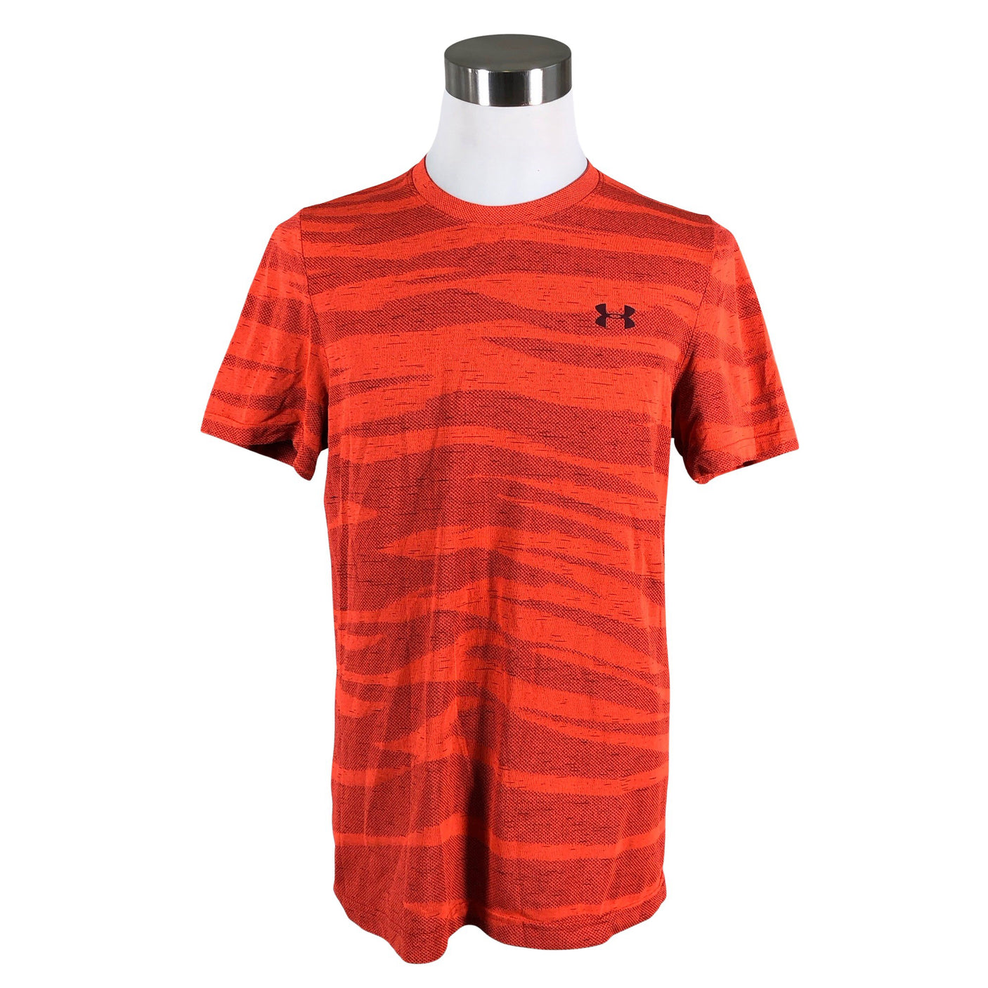 Unisex Under Armour - Sports shirt, short sleeve, size L - Orange (1)