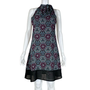 Unisex Your Face - Schiffon dress, size 34 - Violet (1)