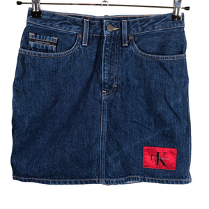 Unisex Calvin Klein Jeans - Denim skirt, size W27 - Blue (1)