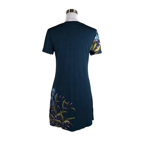 Unisex Desigual - Tricot dress, size 38 - Blue (2)