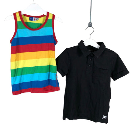 Unisex Warp - T-shirt, size 122 - 128 - Black ()
