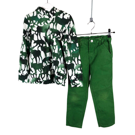 Unisex Versonpuoti - Tricot shirt, size 116 - 122 - Green ()