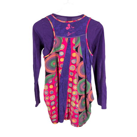 Unisex Desigual - Tricot dress, size 158 - 164 - Violet (2)