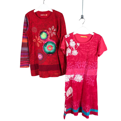 Unisex Desigual - Tricot dress, size 146 - 152 - Pink ()