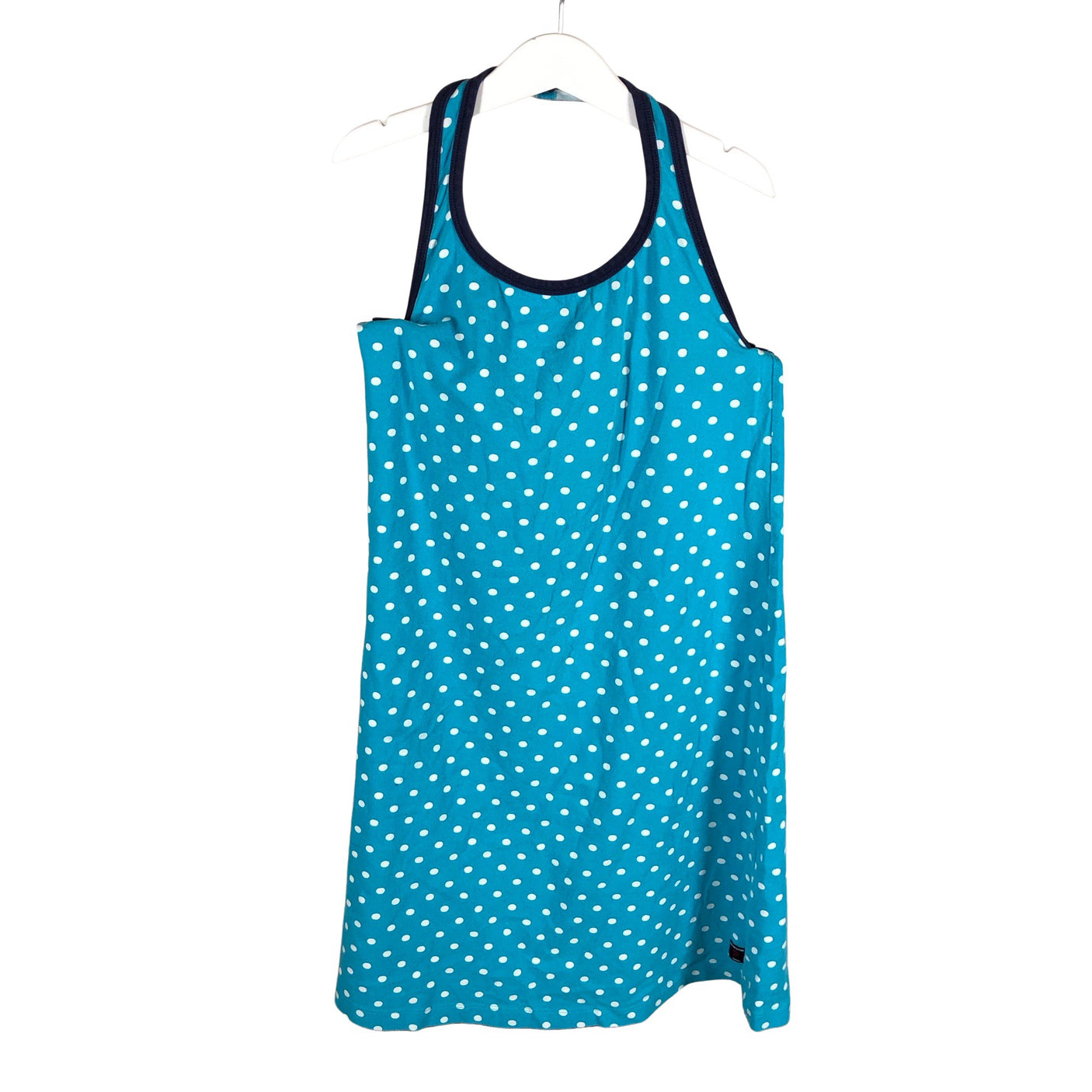 Unisex Polarn O. Pyret - Tricot dress, size 146 - 152 - Turquoise (1)