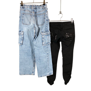 Unisex Lindex - Jeans, size 140 - 146 - Light blue (2)