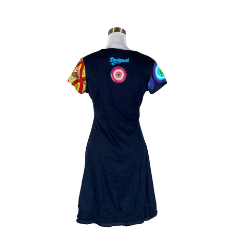 Unisex Desigual - Tricot dress, size 40 - Blue (2)