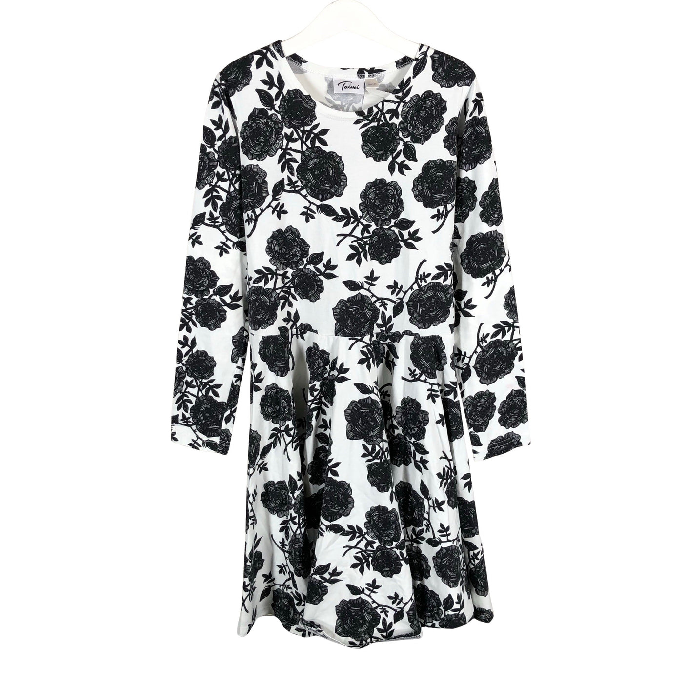 Unisex Taimi - Tricot dress, size 140 - 146 - White (1)
