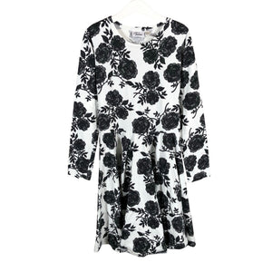 Unisex Taimi - Tricot dress, size 140 - 146 - White (1)
