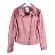 Unisex Lindex - Leather jacket, size 140 - 146 - Light pink ()