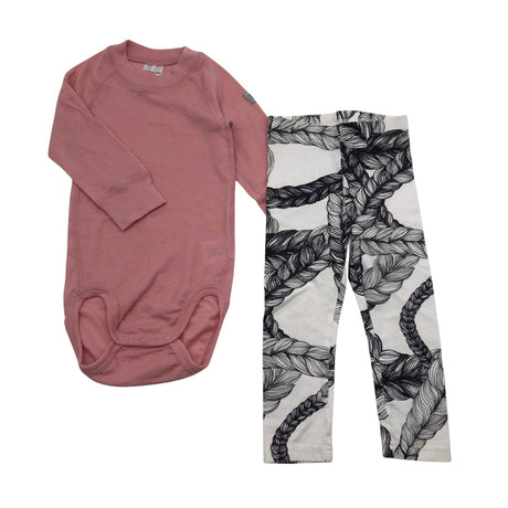 Unisex Polarn O. Pyret - Body, size 74 - 80 - Light pink ()