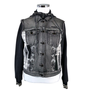 Unisex Desigual - Denim jacket, size 44 - Gray (1)