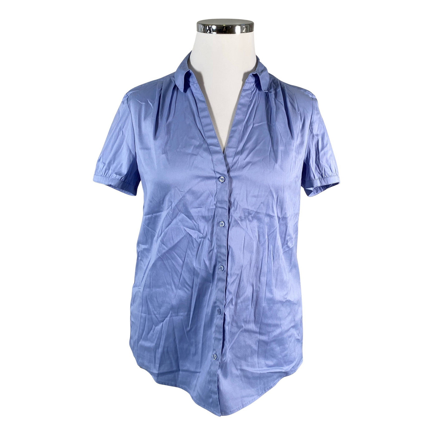 Unisex Esprit - Short-sleeved blouse, size 42 - Blue (1)