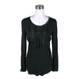 Unisex Part two - Tricot shirt, size 40 - Black ()