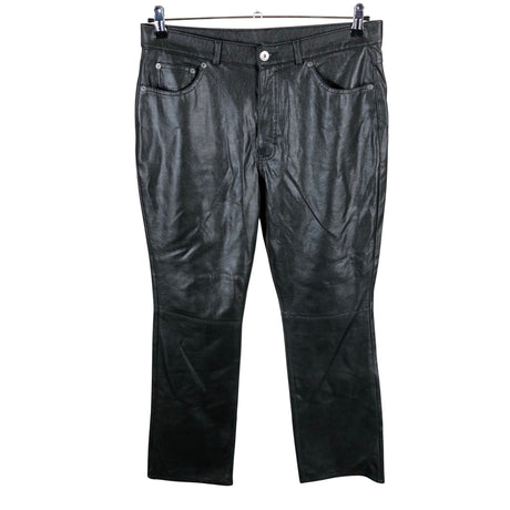 Unisex Marks&Spencer - Leather pants, size 42 - Black ()