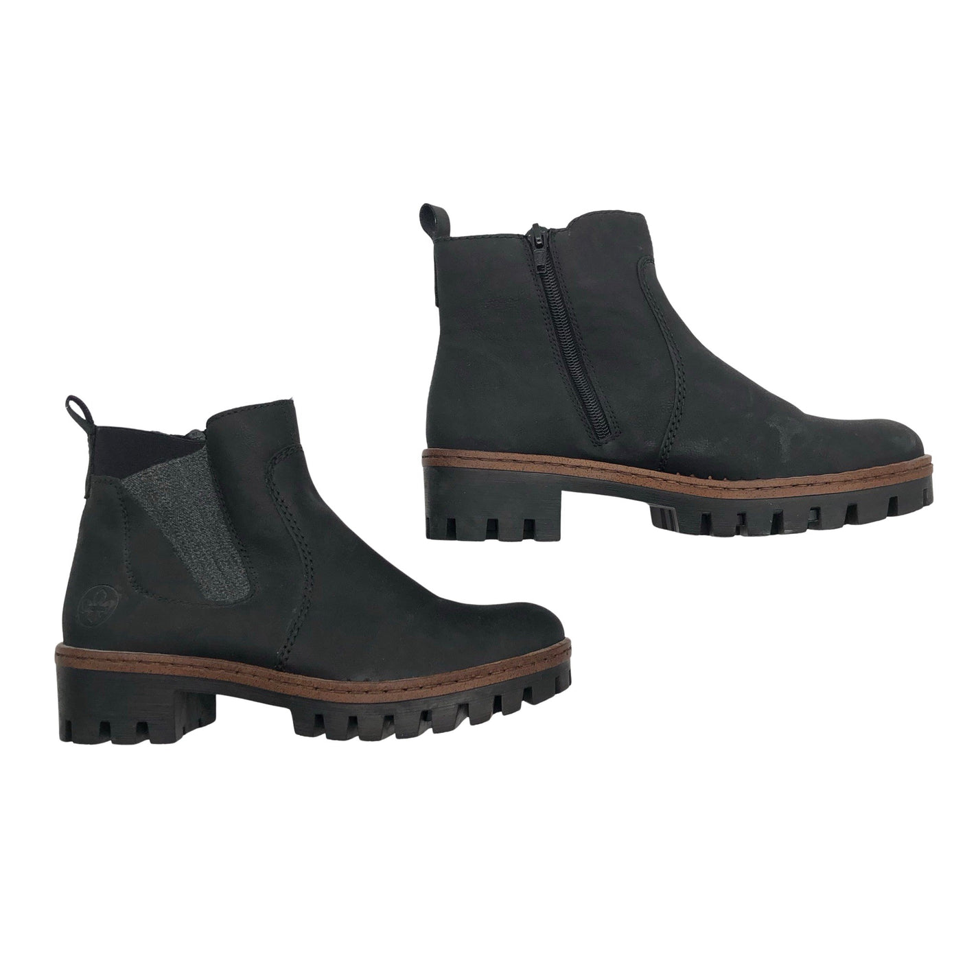 Unisex Rieker - Ankle boots, size 39 - Black (1)