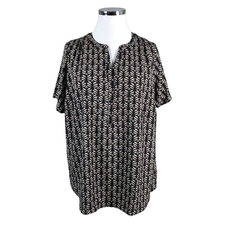Unisex Zizzi - Short-sleeved blouse, size 46 - Black ()