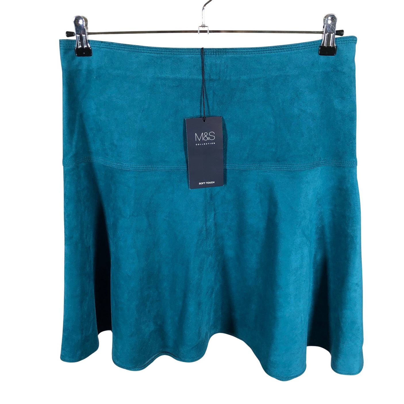 Unisex Marks&Spencer - Fabric skirt, size 40 - Turquoise (1)