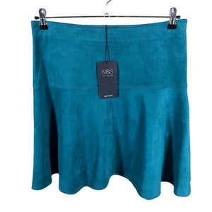 Unisex Marks&Spencer - Fabric skirt, size 40 - Turquoise (1)