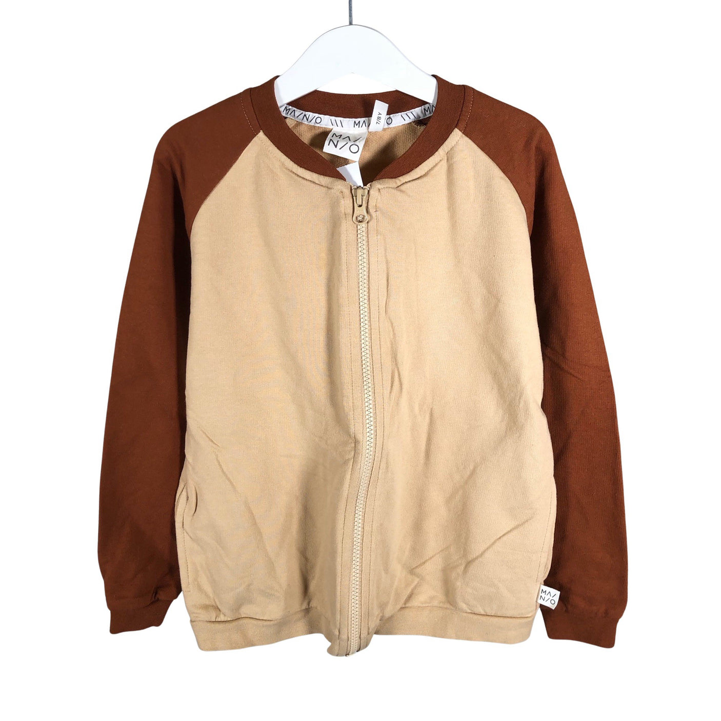 Unisex Mainio - Sweatshirt, size 122 - 128 - Beige (1)