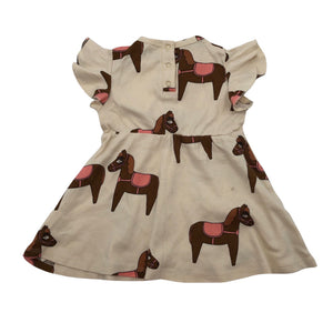 Unisex Mini Rodini - Tricot dress, size 68 - 74 - Beige (2)