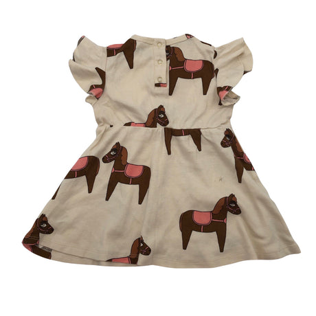 Unisex Mini Rodini - Tricot dress, size 68 - 74 - Beige (2)