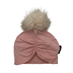 Unisex Pono Design - Lightweight beanie, size 44 - 46 cm - Light pink (1)